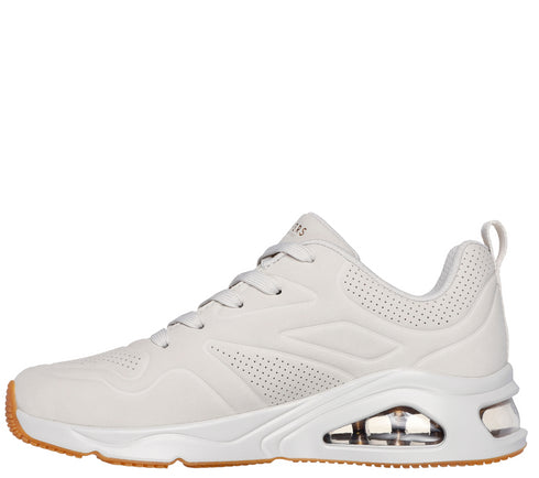 Pantofi sport, dama, SKECHERS TRES-AIR UNO-AH-MAZING 177390-OFWT crem, piele ecologica